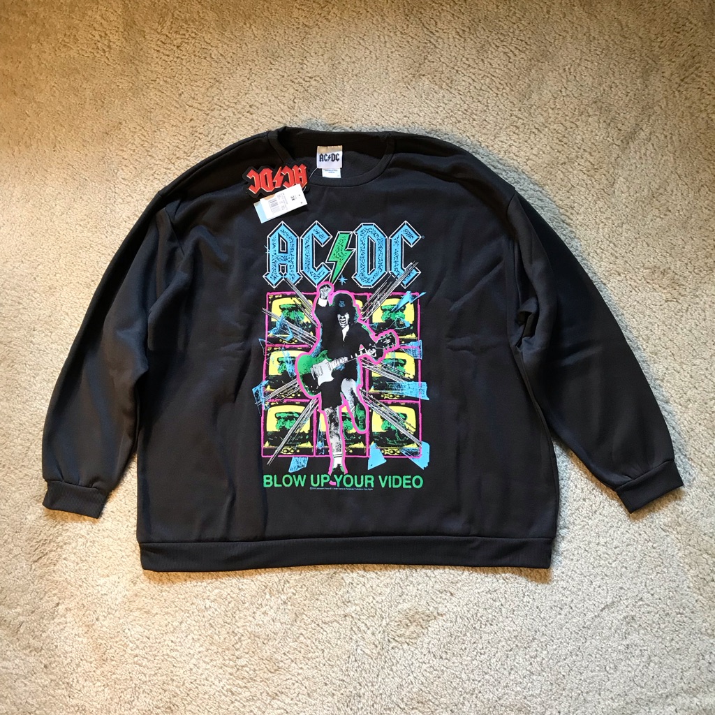 AcDc Acdc Band Concert Sweatshirt AcDc Acdc Band Concert Sweatshirt